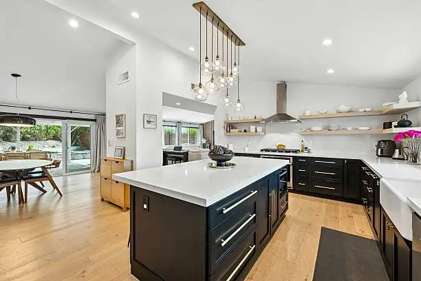 Custom cabinetry kitchen remodeling project by Anka Design Studio in the DMV area