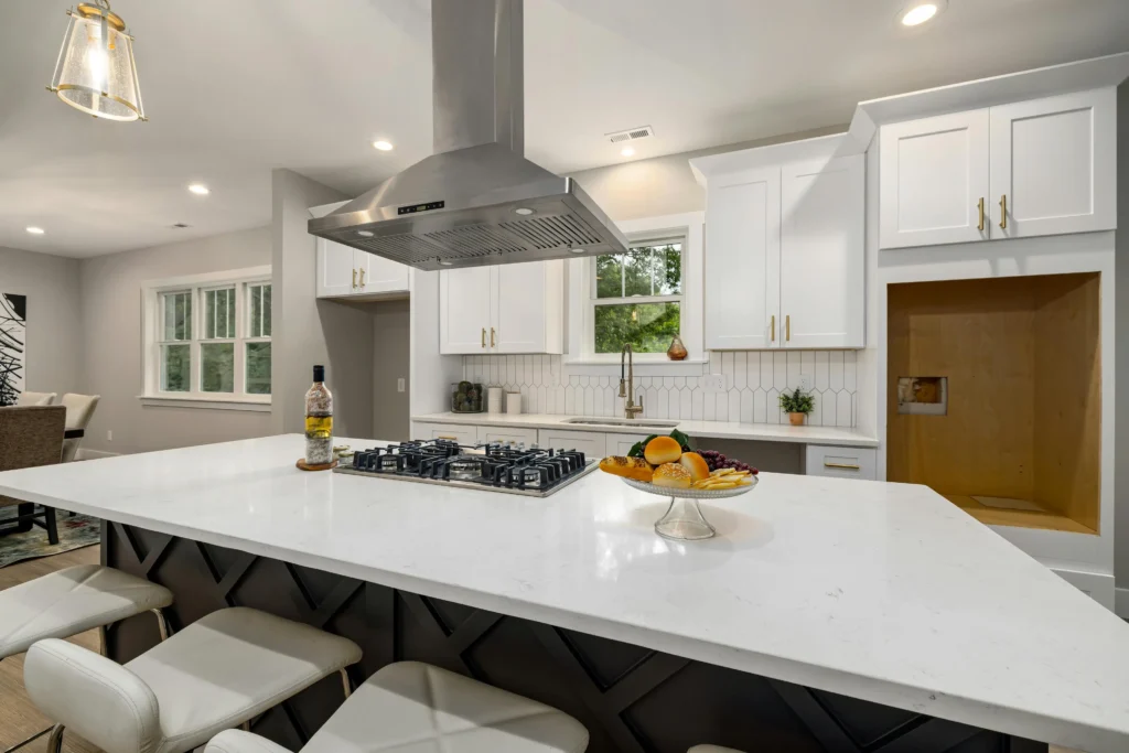 modern kitchen remodeling design with large island